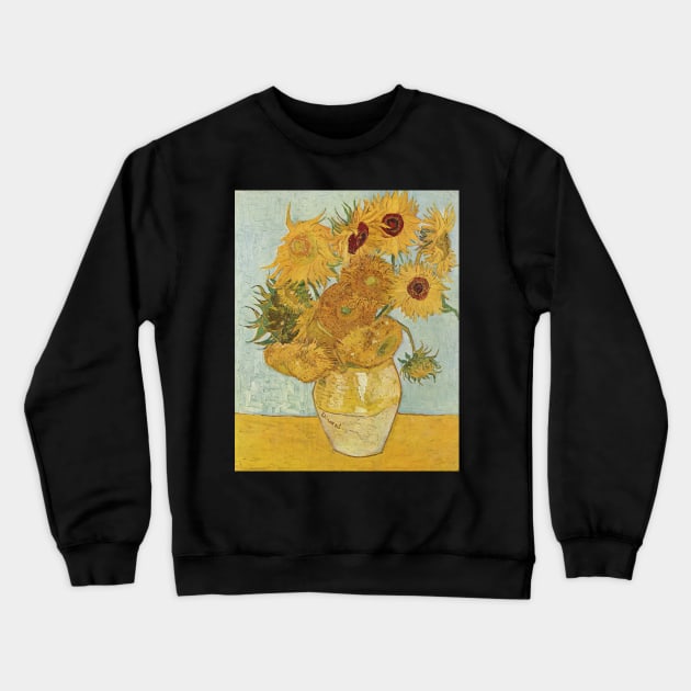 Van Gogh - Sunflowers Crewneck Sweatshirt by isstgeschichte